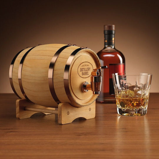 Source – Wooden Keg Whiskey Barrel – Μίνι Βαρέλι Ουίσκι Βρυσάκι Αυθεντική Εμπειfahrung Weinständer