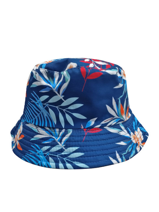 Brims and Trims Fabric Men's Hat Bucket Style Blue