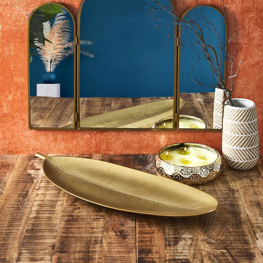 The Home Deco Factory Wooden Oval Decorative Tray 12pcs