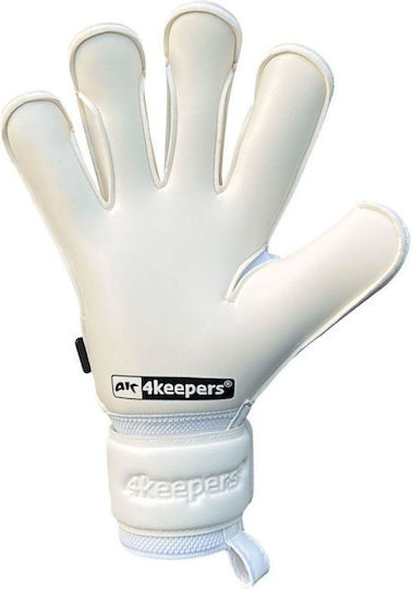 4Keepers Γάντια Τερματοφύλακα Ενηλίκων Λευκά