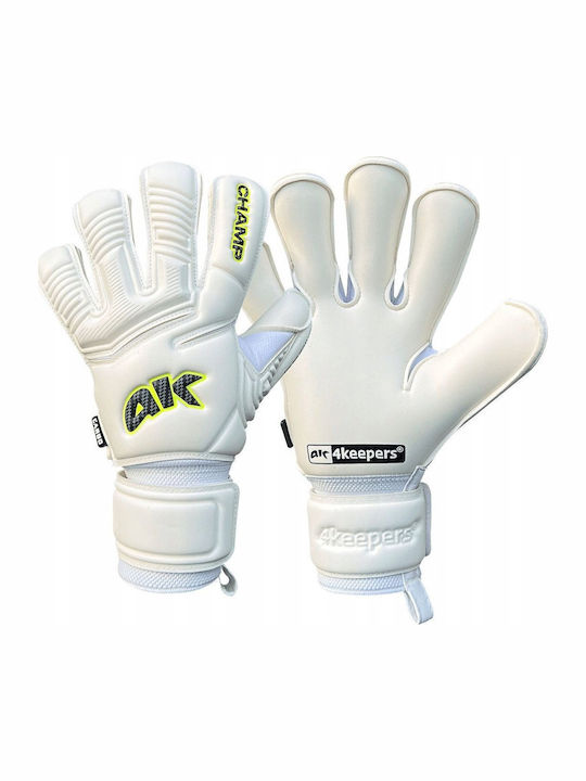 4Keepers Champ Carbo Adults Goalkeeper Gloves White