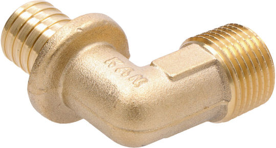 KAN-therm Γωνιακή σύνδεση σωλήνα Messing 1mm CJK740
