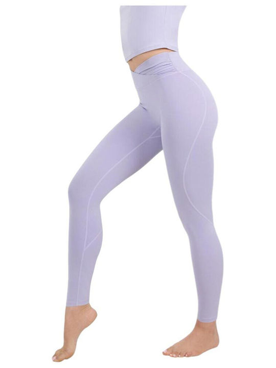 Functional Women's Long Training Legging Purple