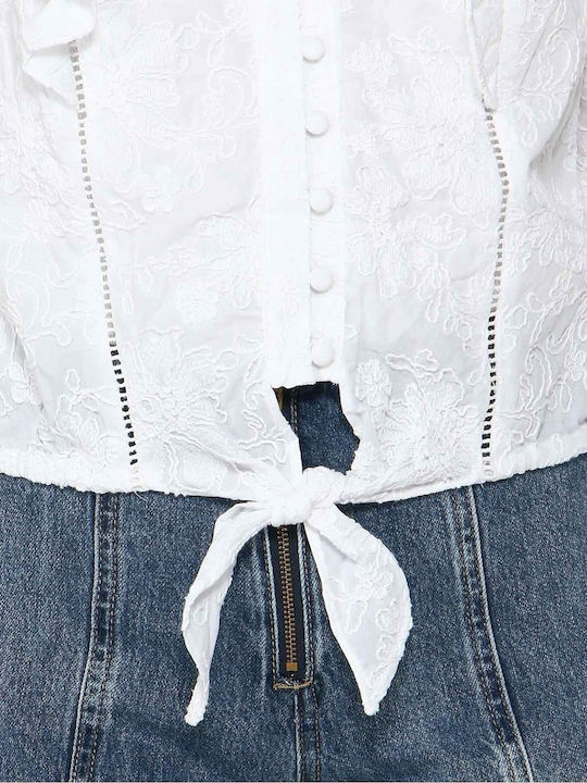 Kids Shirt Long Sleeve White