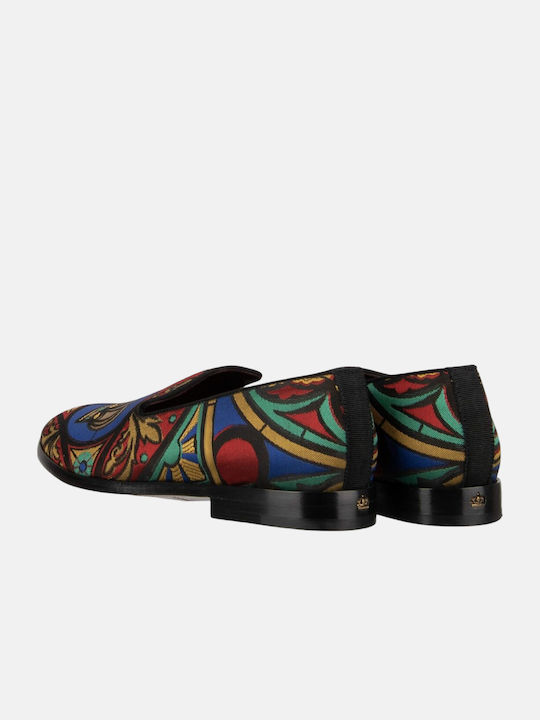 Crown Jacquard Mocasini barbati