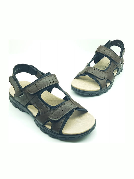 Herrensandalen in Braun Farbe