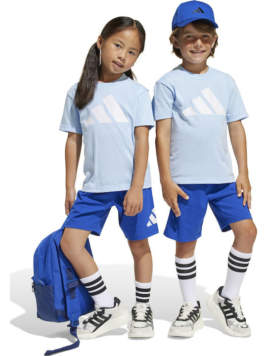 Kids' Set with Shorts Summer 2pcs Blue Essentials