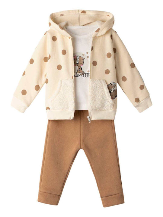 Комплект Зима 3бр Beige Brown