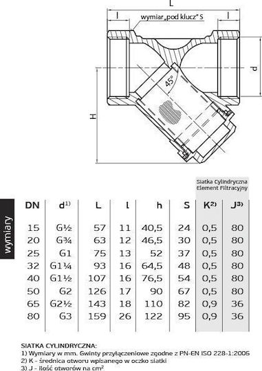 Perfexim Filter 3/4" 03-060-0200-000