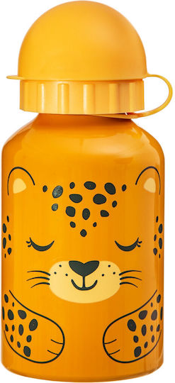 Sass&belle Metallisches Kinder Trinkflasche 300ml Leopardenmuster