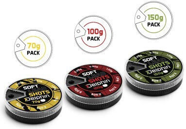 Delphin Soft Line Balancing Weights 150 g 0.1-2.5 g Green Box