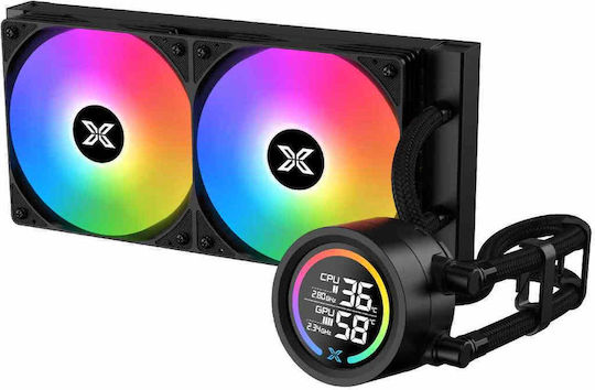 Xigmatek LK 240 Digital Water Cooling AIO CPU with 2 120mm Fans and ARGB Lighting