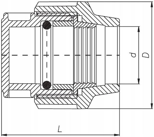 Pe Plug Cap 40 Mm Water