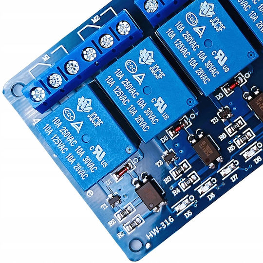 Rosfix 6-channel 24v Relay Module Arduino