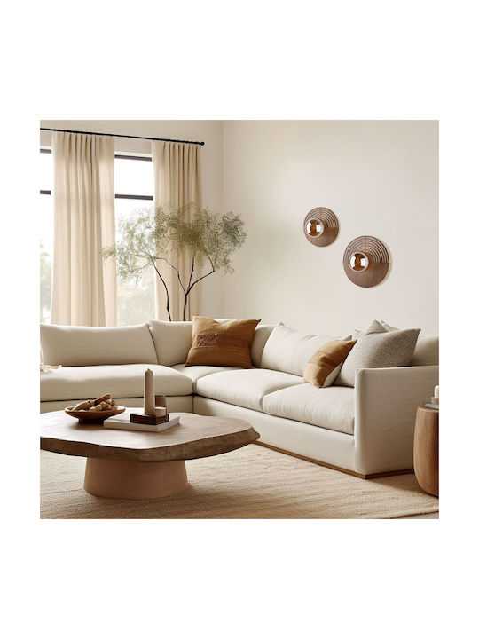 TK Lighting Lamp Wall Beige