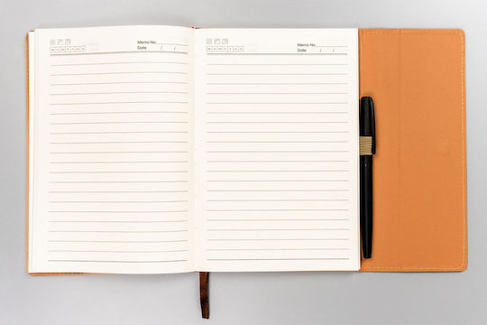 Peterson Notizbuch A5 Geregelt Beige