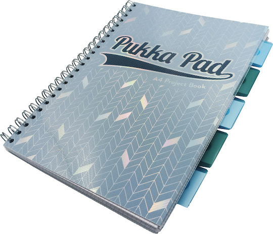 Pukka Pad Carnet Spiral A4 Hârtie grafică Albastru deschis