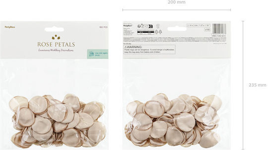 Rosenblätter In Einer Tasche Beige 1 Stück 100 Stück