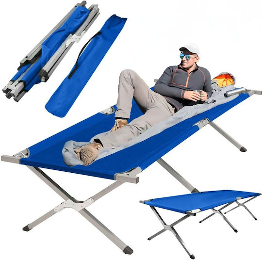 Folding Camp Bed/Cot Aluminum Single 187x70cm