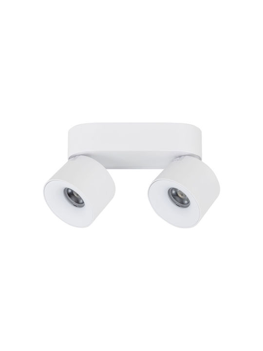 TK Lighting Plafonieră de Tavan Albă cu LED Integrat
