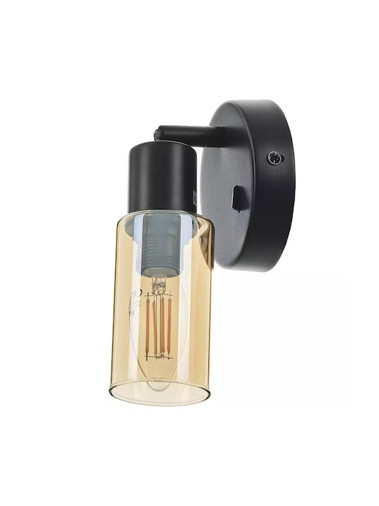 Single Spot with Socket E14 in Black Color