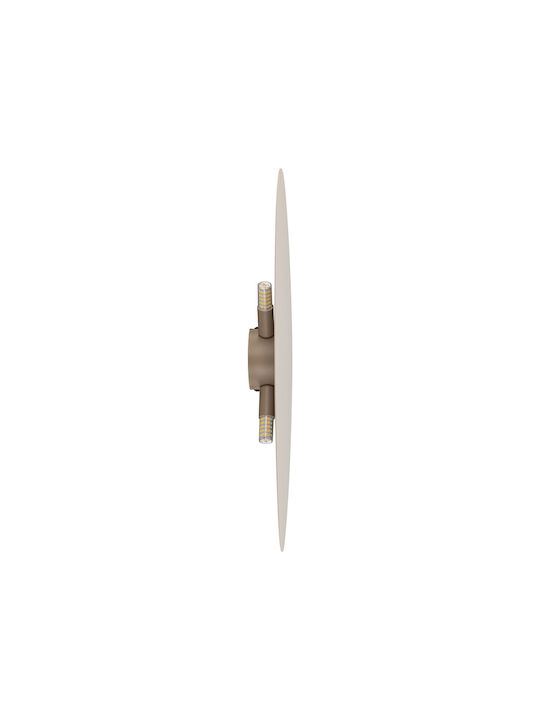 TK Lighting Μοντέρνο Φωτιστικό Τοίχου με Ντουί G9 Γκρι