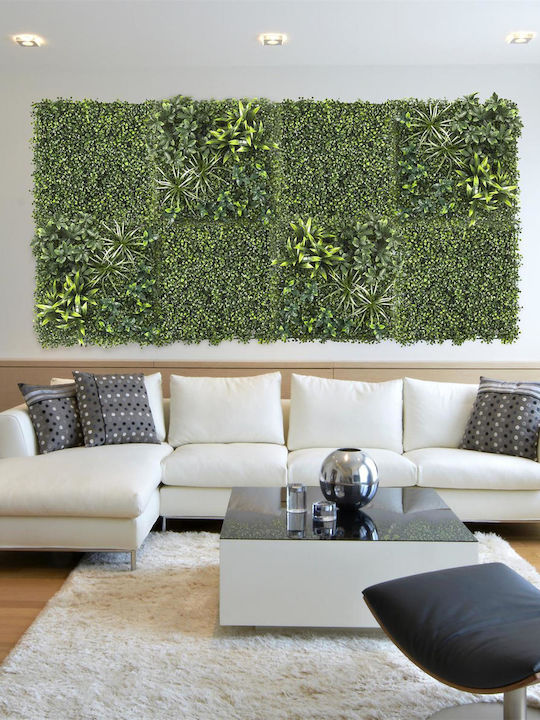 The Home Deco Factory Συνθετικό Πάνελ Φυλλωσιάς 50x50cm