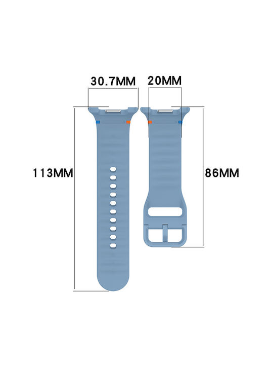 Techsuit W079 Tragbares Silikonarmband Cashmere Cream Für Samsung Galaxy Watch8 Watch8 Classic