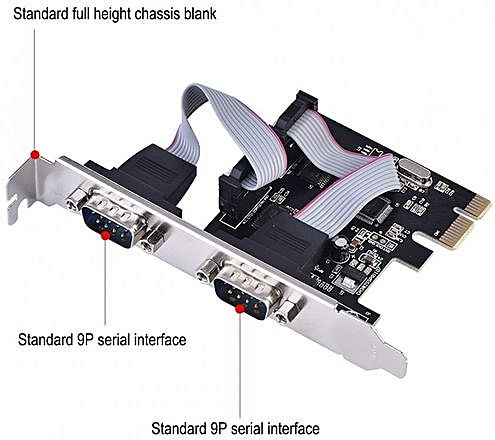 Κарта PCI в порт RS232 DB9 Сериен