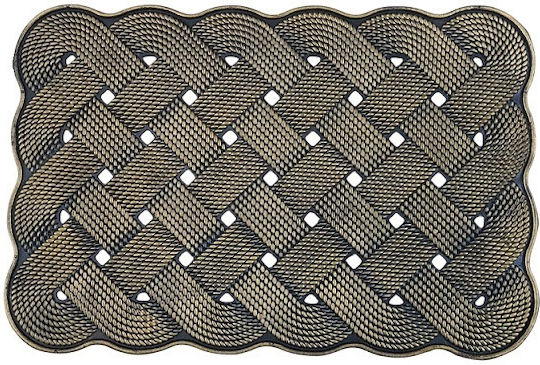 Sidirela Fußmatte aus schwarzem Gummi 40x60 cm E-2389 Schwarz Sidirela Fußmatte aus schwarzem Gummi 40x60 cm E-2389 Schwarz