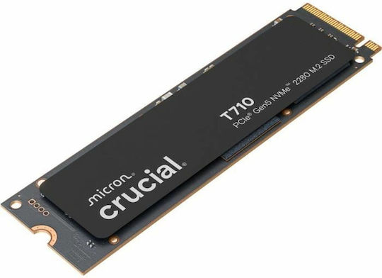 Crucial T710 SSD 1TB M.2 Type with PCI Express 5.0 Connection PS5 Compatible CT1000T710SSD8