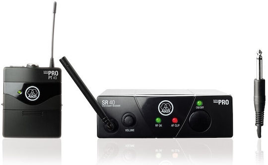 AKG WMS 40 Mini Vocal Instrument Set Set Drahtlos Δυναμικό Mikrofon Handgemacht für Gesang