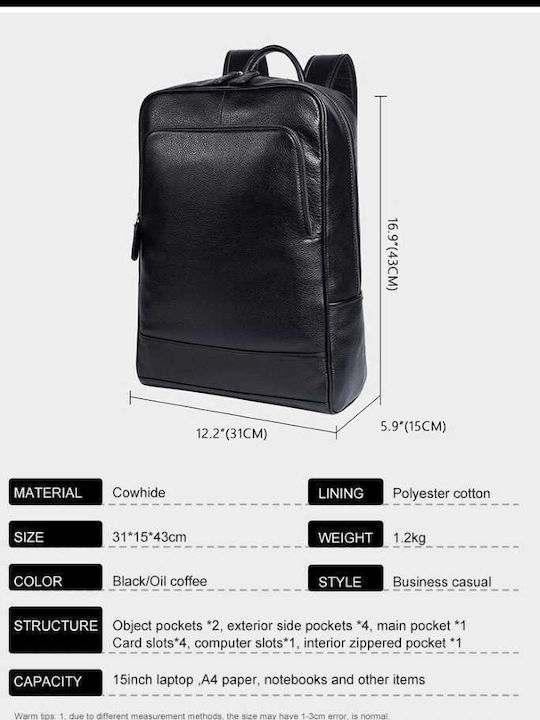 Cardinal Backpack Waterproof 20lt Black