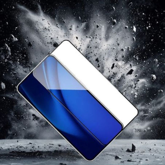 Blueo Tempered Glass Negru (iPhone 12 / 12 Pro)