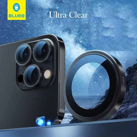 Blueo Camera Protection Tempered Glass Transparent for the iPhone 16 Pro, iPhone 16 Pro Max