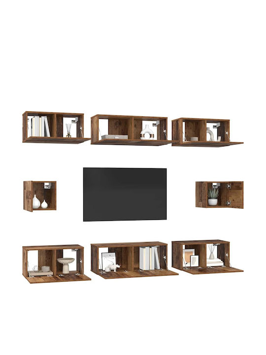 Unitate TV pentru sufragerie Coffee L80xA30xÎ30cm