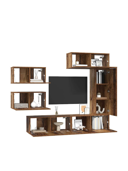Unitate TV pentru sufragerie Coffee L30.5xA30xÎ90cm
