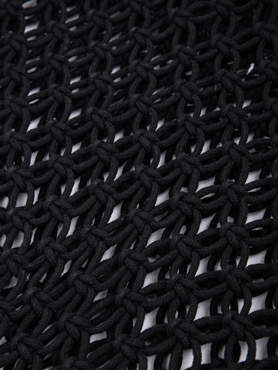 Handmade Macrame Bag Black