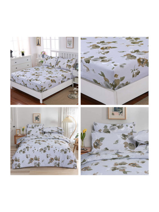 Casa Colori Sheet Semi Double with Elastic 120x200+30cm. Louise Beige
