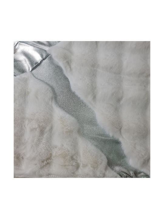 Saray Home Luxurius Rug Rectangular Furry White