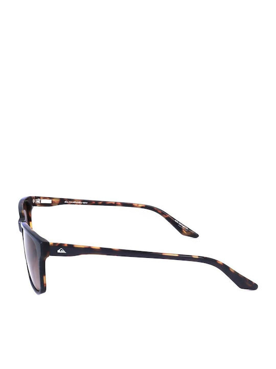 Quiksilver Γυαλιά Ηλίου Καφέ με Κοκκάλινο Σκελετό