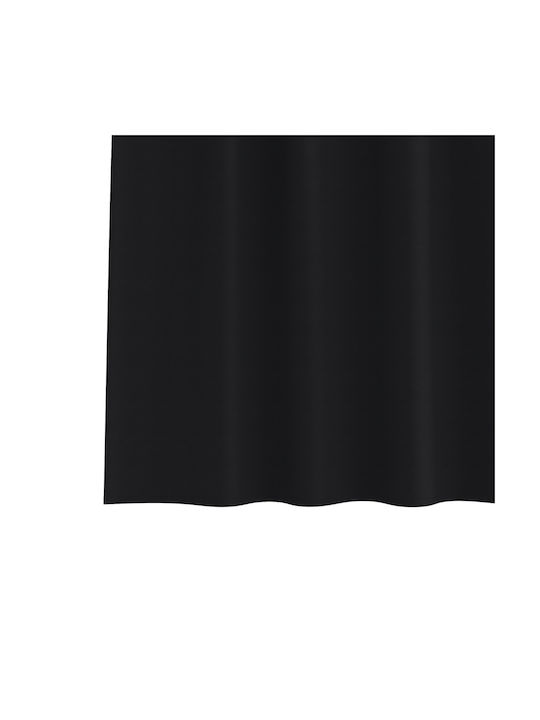 vidaXL Blackout Window Curtain Set with Tab Top Black 140x175cm