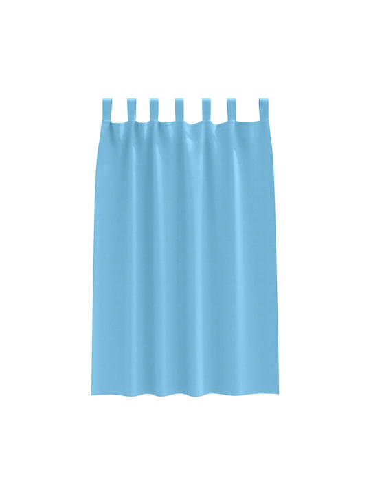 vidaXL vidaXL Vorhänge Verdunkelung Fenster mit Obere Registerkarte Hellblaue 140x175cm