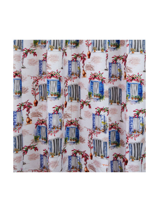 Decocraft Window Curtain with Grommets Blue 140x260cm