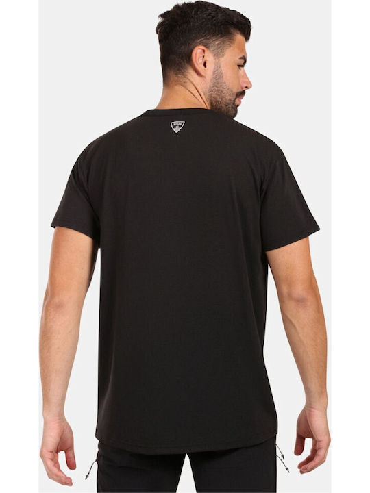 Sportliches Herrenbluse Kurzarm T-Shirt Schwarz