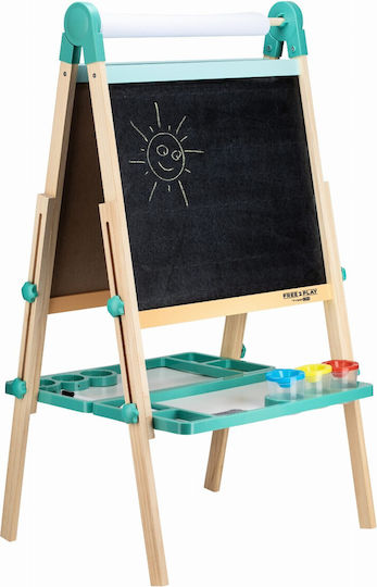 FreeOn Free2play Duo Play Double Sided Magnetic Board Markerboard Blackboard 57x49x110cm