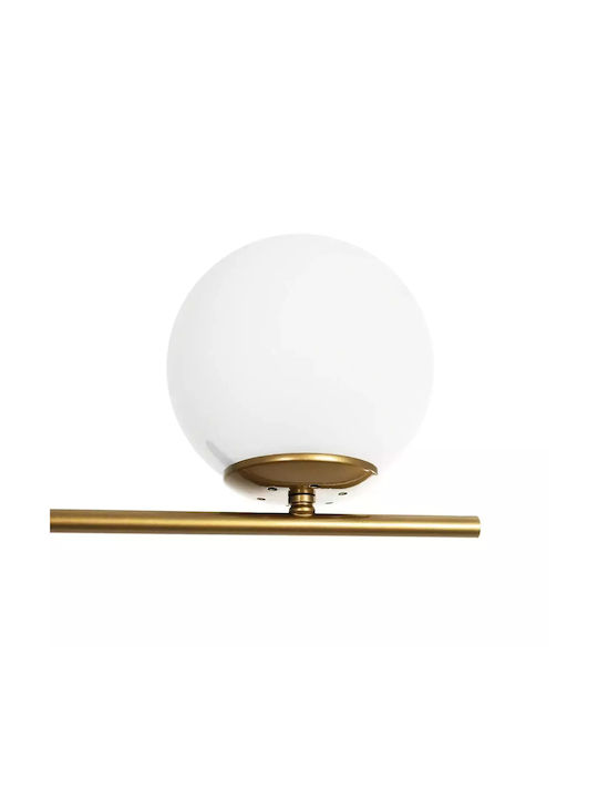GloboStar Globus Pendant Ceiling Light Gold Ball with E27 Socket 62x15x23cm
