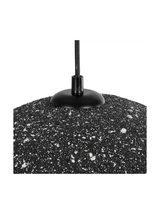 GloboStar Stone Hängelampe Gray Glocke mit Fassung E27 35x31x26cm.