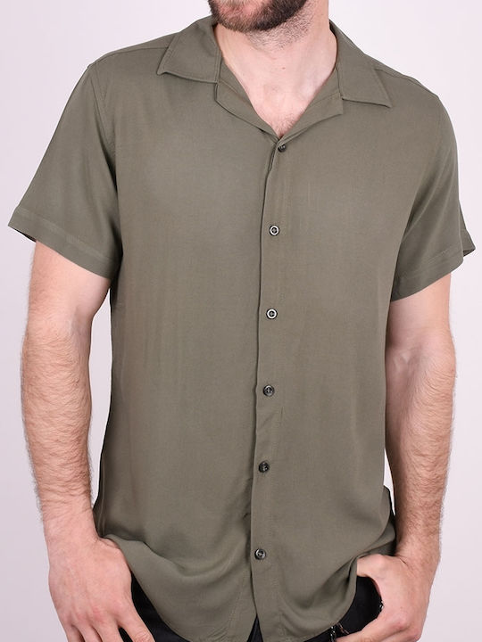 Kurzärmlig Hemd Khaki