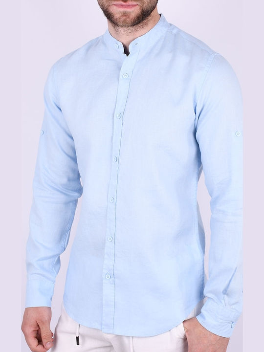 Дълъг ръкав Риза Light Blue